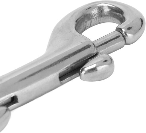 Keenso Double Ended ScrewFastener Snap ClampHolder in 316 Stainless Steel, Storage Box/Cover Hook for Ship Cable, Marine Rigging (100mm) in Saudi Arabia