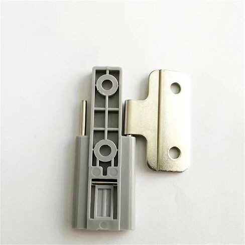 2Pcs White Cupboard Wardrobe Built-in Hinge Accordion Folding Door in Saudi Arabia
