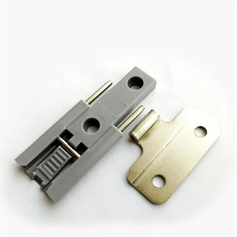 2Pcs White Cupboard Wardrobe Built-in Hinge Accordion Folding Door in Saudi Arabia