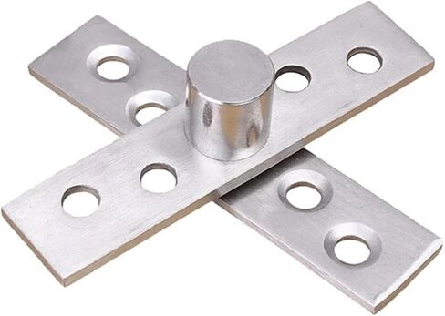 Pivot Hinge Stainless Steel 360 Degree Rotating Hinges Concealing Up Down Shaft Furniture Heavy Duty 1/4Pcs(1PC) in Saudi Arabia