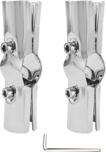 4 Pack 1.26 Inch End Rail T Clamp, Stainless Steel Chain Link Fence Parts End Rail Connector, T Pipe Clamp with Bolt and Nut for 1.26" OD Pipe/Fence Installers in Saudi Arabia