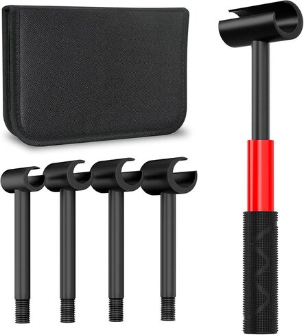 4-in-1 Door Hinge Adjustment Tool, Hinge Gap Adjusting Wrench, Door Repair Kit for Residential and Commercial, Heavy Hinges Wrench Bender Set with Rubber Grip, Cabinet Alignment Fits 14mm-25mm Hings in Saudi Arabia