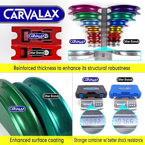 مجموعة أدوات ثني أنبوب السقاطة CARVALAX 90 درجة - 7 رؤوس ألومنيوم مرمزة بالألوان لأنابيب 1/4 بوصة إلى 7/8 بوصة، ومحولات الانحناء العكسي وصندوق الأدوات المحمول، وقاطع الأنابيب وإزالة الأزيز لإصلاح التدفئة والتهوية وتكييف الهواء/التدفئة (أزرق) in Kuwait