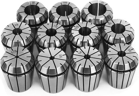 MT3 ER32 Collet Set 11 Piece, High Accuracy 0.0005 Tolerance, Sturdy Alloy Spring Steel, Complete CNC Milling Tool Kit in Saudi Arabia
