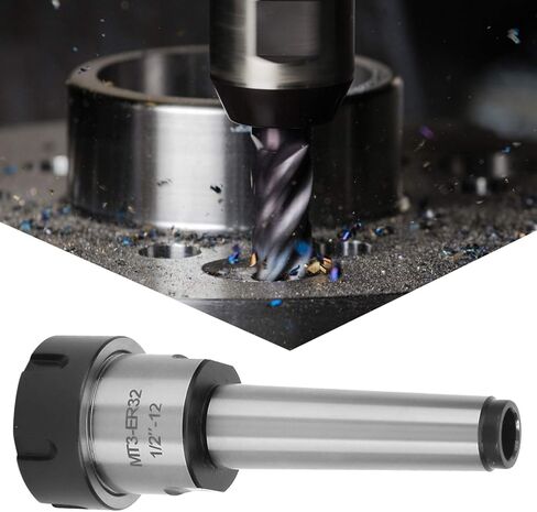 MT3 ER32 Collet Set 11 Piece, High Accuracy 0.0005 Tolerance, Sturdy Alloy Spring Steel, Complete CNC Milling Tool Kit in Saudi Arabia
