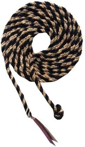 Showman 23' Horse Hair Mecate Reins w/Leather Popper in Kuwait