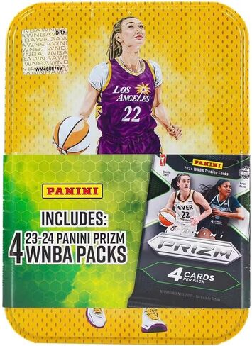 2024 Panini Prizm WNBA Championship Collection Basketball Box (Tin) Four 2024 Prizm WNBA Packs (Possible Caitlin Clark Tin or Caitlin Clark Rookie Card) in Saudi Arabia