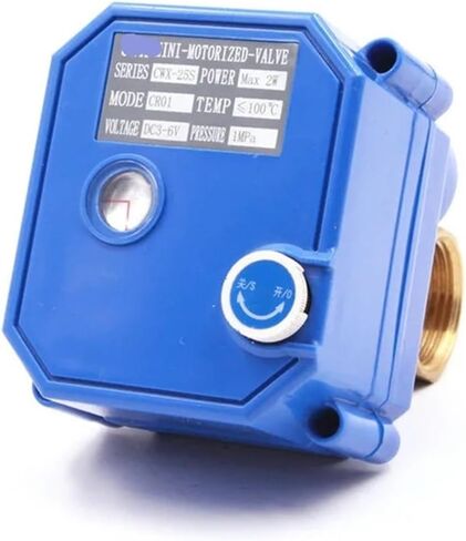 1PCS DN8-DN25 Ball Valve Brass 2-Way 2/3-wire Actuator with Manual Switch AC220V DC24V DC12V ADC9-24V(1/2",ADC9-24V_CR01) in Kuwait