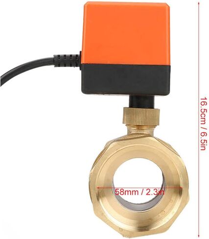 AC 220V DN50 Brass Motorized Ball Valve 2-Way 3-Wire 2-Point Control Motorized Ball Valve in Kuwait