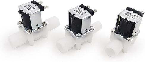 3Pcs/5Pcs Male Thread Water Solenoid Valve 12V/24V/220V Normal Closed Plastic Valve Drinking Water Controller Switch(3/4",AC220V_5PCS) in Kuwait