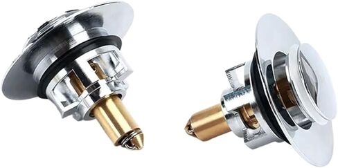 1PCS Basin Drain pop-up core washbasin Sink Leak Push-Type Stainless Steel flip Cover Accessories in Kuwait