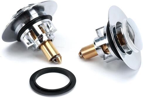 1PCS Basin Drain pop-up core washbasin Sink Leak Push-Type Stainless Steel flip Cover Accessories in Kuwait