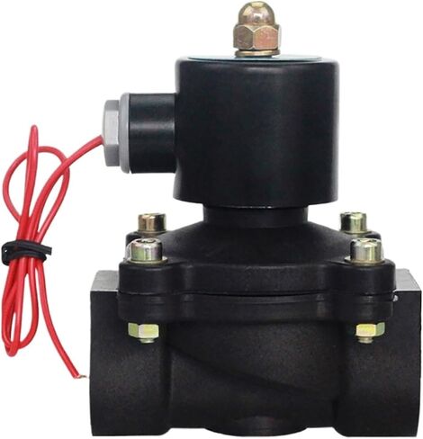 1PCS DN8-DN50 Plastic Solenoid Valve DN8 Normally Closed AC220V DC24V DC12V(3/8",DC12V) in Kuwait