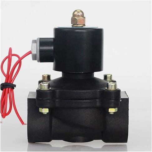1PCS DN8-DN50 Plastic Solenoid Valve DN8 Normally Closed AC220V DC24V DC12V(3/8",DC12V) in Kuwait