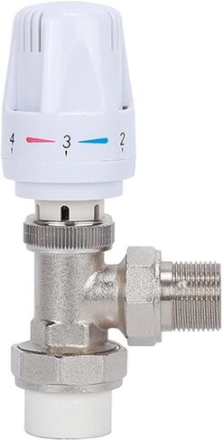 PPR Hot Melt Radiator Temperature Control Valve Straight/Angle Type/Three-Way Actuator Thermostat Temperature Heater Control(1-1/4",D Type) in Kuwait