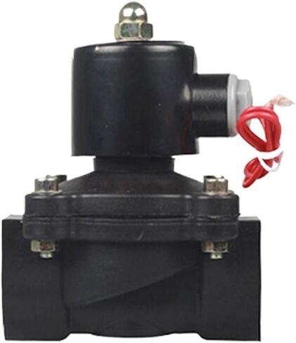 1pcs 2" Plastic Solenoid Valve DN50 Normally Closed AC220V DC24V DC12V(DC24V) in Kuwait
