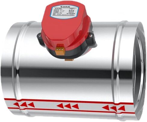 220V 12V 24V Stainless Steel 201 Damper Air Valve Motorized Check Valve for 3/4/5/6/8inch Pipe 80/100/125/150/200/250mm(125mm,24VDC) in Kuwait