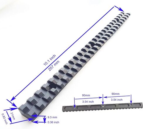 Crotek خفيف الوزن بطول 10 بوصة Picatinny Rail Mount CNC عالي الدقة in Kuwait