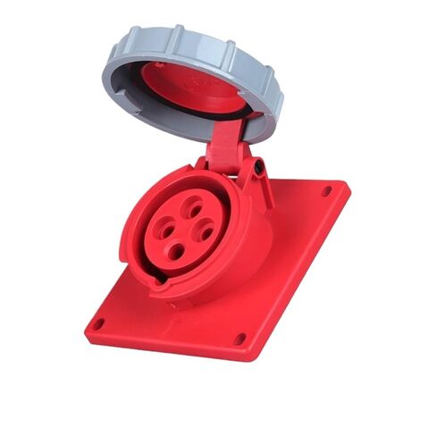 IP67 Waterproof Oblique Concealed Industrial Socket 4 cores 16A/32A Aviation Male and Female Docking 380V(16A Concealed Inclined seat) in Saudi Arabia