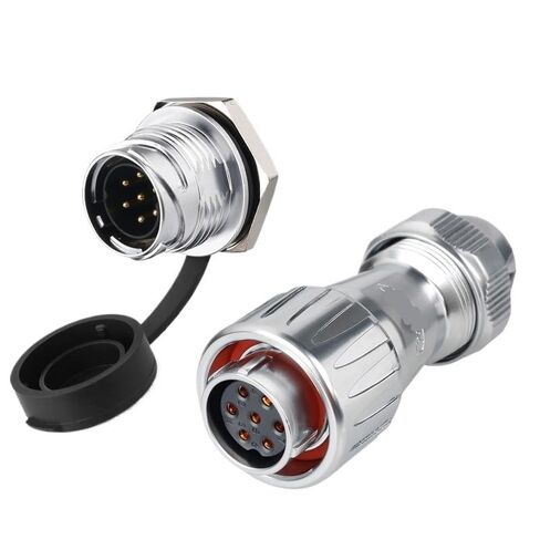 DZ-20 Single-Hole Aviation 3-core 4-core 12-core Metal Reverse Installation Automation Equipment Power Connector(9 core) in Saudi Arabia