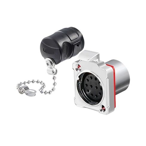 BD24 Metal Male and Female Waterproof Connector Automation Equipment Aviation and Socket 12 core Holes(Flange Reverse Installation) in Saudi Arabia