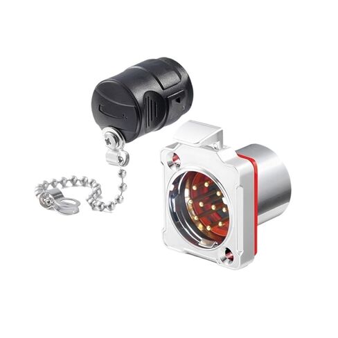BD24 Metal Male and Female Waterproof Connector Automation Equipment Aviation and Socket 12 core Holes(Flange Reverse Installation) in Saudi Arabia
