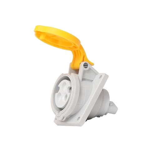 4h الصناعية والمقبس 110V-130V ثلاثة النواة 32A الذكور والإناث موصل لرسو السفن IP44 (مقعد مائل مخفي) in Kuwait
