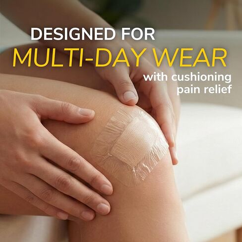 Dr. Scholl’s Cuts & Scrapes Flexible Adhesive Waterproof Large Seal & Heal Bandages, First Aid and Wound Care Medical Supplies, Medical-Grade Hydrogel Locks in Moisture to Promote Healing, 16 Count in Saudi Arabia