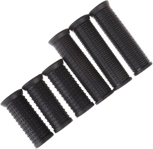 قطعتان من مقابض مقود الدراجة الطويلة/القصيرة لمحول الالتواء، مقاومة للصدمات ومضادة للانزلاق لأجزاء MTB، أجزاء ومكونات ركوب الدراجات، مقابض مطاطية ناعمة مضادة للانزلاق in Kuwait