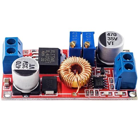 XL4015 5A تيار مستمر إلى تيار مستمر محول خفض التيار قابل للتعديل تيار مستمر الجهد المستمر Led وحدة شحن بطارية ليثيوم الطاقة in Kuwait