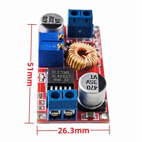 XL4015 5A تيار مستمر إلى تيار مستمر محول خفض التيار قابل للتعديل تيار مستمر الجهد المستمر Led وحدة شحن بطارية ليثيوم الطاقة in Kuwait