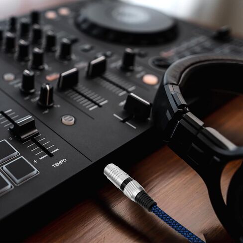 2 حزمة أنثى XLR إلى 1/4 بوصة TRS كابل ميكروفون، 6.35 مم TRS إلى XLR أنثى جديلة ربع بوصة كابل متوازن Nylong مضفر XLRs 3 PinFemale to6.35mmTRS ذكر سلك متوازن سلك ميكروفون للميكروفون in Saudi Arabia