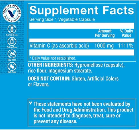 The Vitamin Shoppe C-1000 1,000MG, Antioxidant that Supports Immune (100 Capsules) in Saudi Arabia