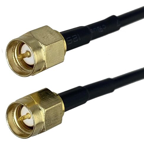 1Pcs RG174 SMA Male Plugs Connector Coaxial Jumper Pigtail Cable(10inch (25CM)) in Saudi Arabia