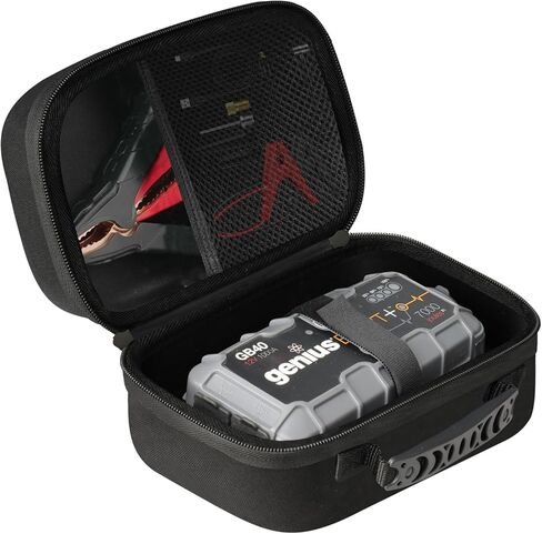sarlar EVA Protection Case Compatible with NOCO GB20/GB40/GBX45/GB50 Jump Starters, AstroAI S8/NEXPOW/BIUBLE/BUTURE/HULKMAN Up To 8.2" x 4.7" x 3.5" can all be stored,Portable Travel Case Only in Saudi Arabia