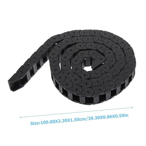 DECHOUS 3D Printer Drag Chain Cable الناقل فتح سلسلة سحب كابل النايلون المرنة لآلات CNC ومطاحن التوجيه لملحقات الطباعة ثلاثية الأبعاد in Saudi Arabia