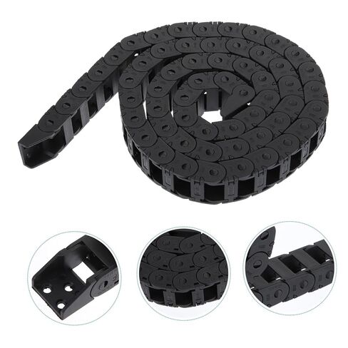 DECHOUS 3D Printer Drag Chain Cable الناقل فتح سلسلة سحب كابل النايلون المرنة لآلات CNC ومطاحن التوجيه لملحقات الطباعة ثلاثية الأبعاد in Saudi Arabia