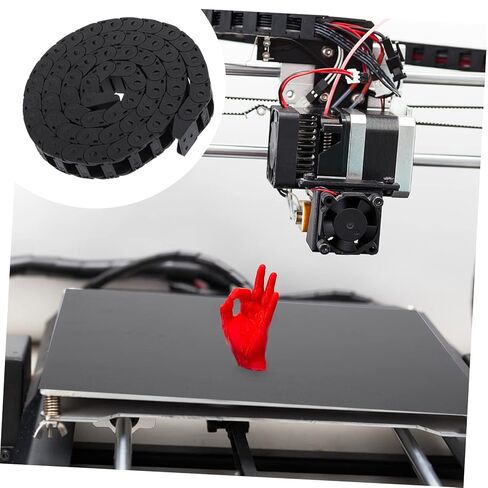 DECHOUS 3D Printer Drag Chain Cable الناقل فتح سلسلة سحب كابل النايلون المرنة لآلات CNC ومطاحن التوجيه لملحقات الطباعة ثلاثية الأبعاد in Saudi Arabia