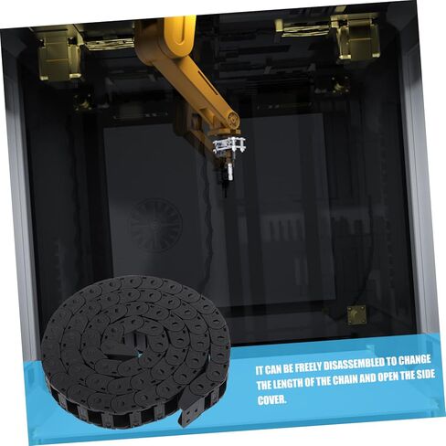 DECHOUS 3D Printer Drag Chain Cable الناقل فتح سلسلة سحب كابل النايلون المرنة لآلات CNC ومطاحن التوجيه لملحقات الطباعة ثلاثية الأبعاد in Saudi Arabia