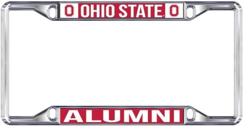 Ohio State Alumni Buckeyes Chrome Tag Frame in Kuwait