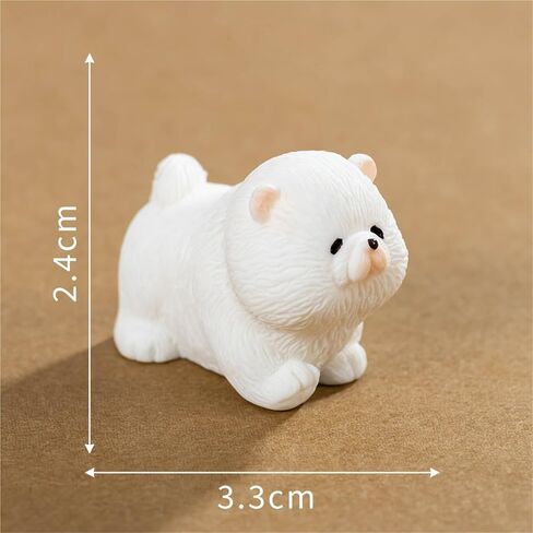 Cute Mini Creative Chow Chow Hinge Heads Decorative Topper Set 6PCS, Home Decoration,Magnetic Hinge Head Toppers Door Hinge in Saudi Arabia