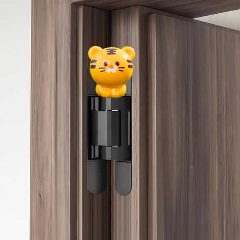 Cute Mini Creative Tiger Hinge Heads Decorative Topper Set 6PCS, Home Decoration,Magnetic Hinge Head Toppers Door Hinge in Saudi Arabia
