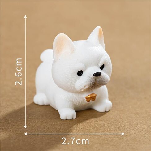 Cute Mini Creative French Bulldog Hinge Heads Decorative Topper Set 6PCS, Home Decoration,Magnetic Hinge Head Toppers Door Hinge in Saudi Arabia