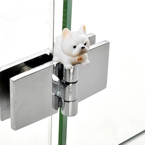 Cute Mini Creative French Bulldog Hinge Heads Decorative Topper Set 6PCS, Home Decoration,Magnetic Hinge Head Toppers Door Hinge in Saudi Arabia