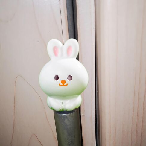Cute Mini Creative Little White Rabbit Hinge Heads Decorative Topper Set 6PCS, Home Decoration,Magnetic Hinge Head Toppers Door Hinge in Saudi Arabia