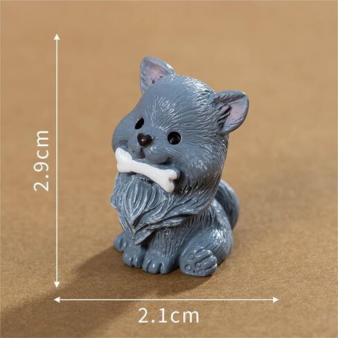 Cute Mini Creative Grey Dog Hinge Heads Decorative Topper Set 6PCS, Home Decoration,Magnetic Hinge Head Toppers Door Hinge in Saudi Arabia