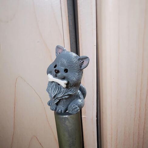 Cute Mini Creative Grey Dog Hinge Heads Decorative Topper Set 6PCS, Home Decoration,Magnetic Hinge Head Toppers Door Hinge in Saudi Arabia
