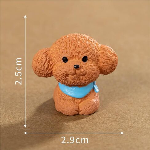 Cute Mini Creative Teddy Dog Hinge Heads Decorative Topper Set 6PCS, Home Decoration,Magnetic Hinge Head Toppers Door Hinge in Saudi Arabia