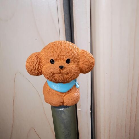 Cute Mini Creative Teddy Dog Hinge Heads Decorative Topper Set 6PCS, Home Decoration,Magnetic Hinge Head Toppers Door Hinge in Saudi Arabia