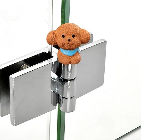 Cute Mini Creative Teddy Dog Hinge Heads Decorative Topper Set 6PCS, Home Decoration,Magnetic Hinge Head Toppers Door Hinge in Saudi Arabia